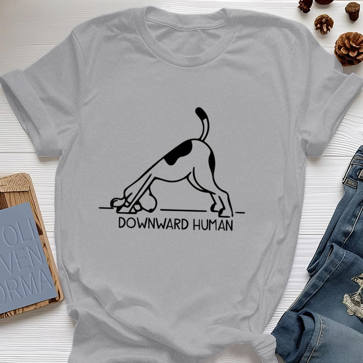 T-shirt imprimé méditation et yoga pour chien Olivenorma
