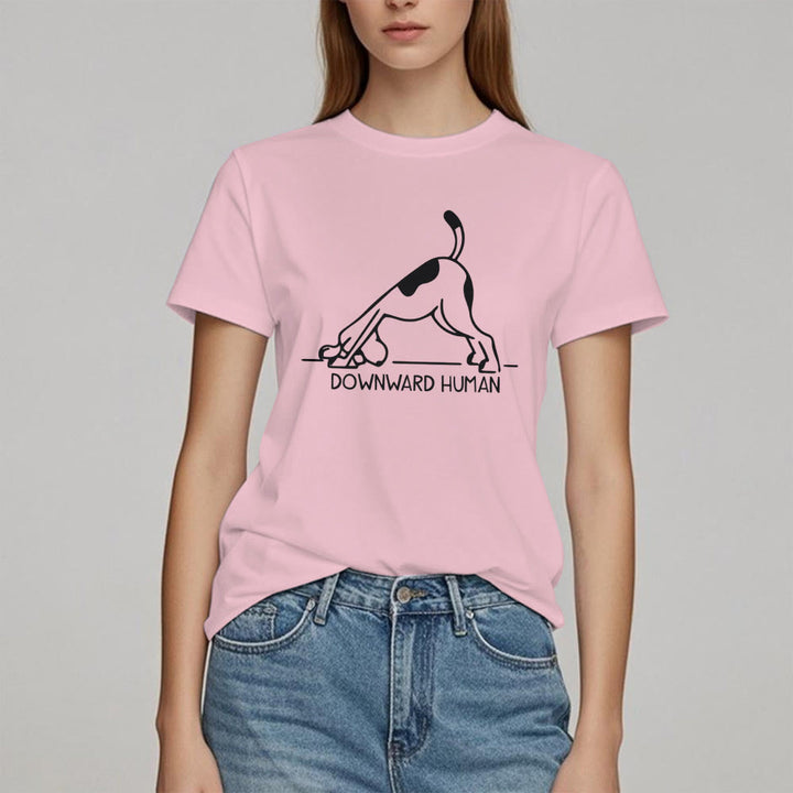 T-shirt imprimé méditation et yoga pour chien Olivenorma