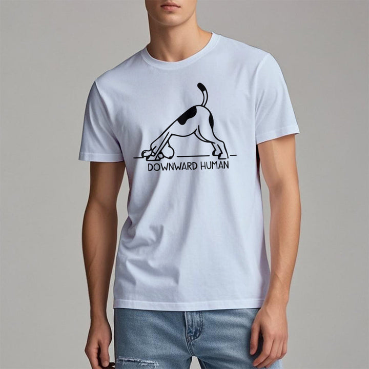 T-shirt imprimé méditation et yoga pour chien Olivenorma