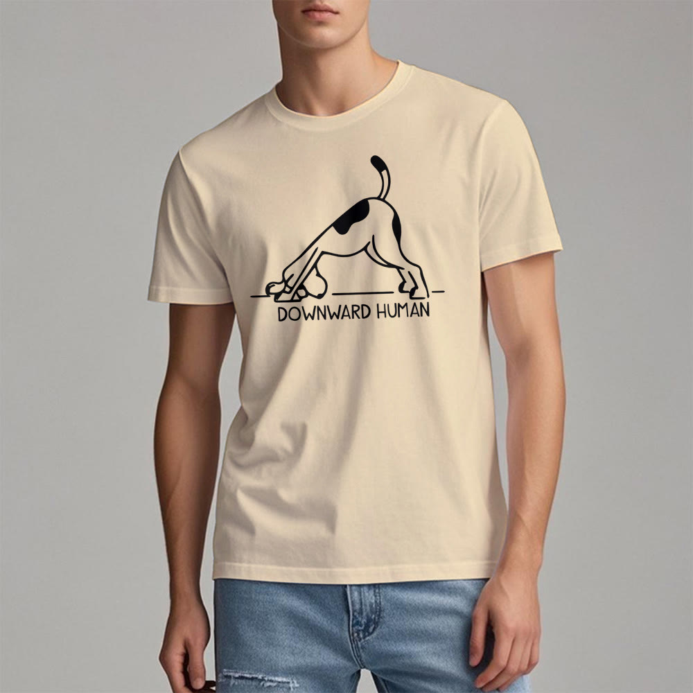 T-shirt imprimé méditation et yoga pour chien Olivenorma