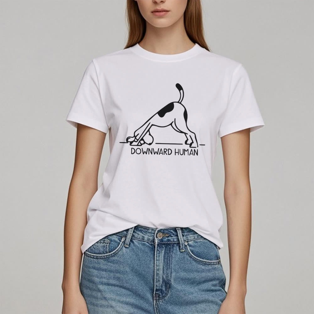 T-shirt imprimé méditation et yoga pour chien Olivenorma