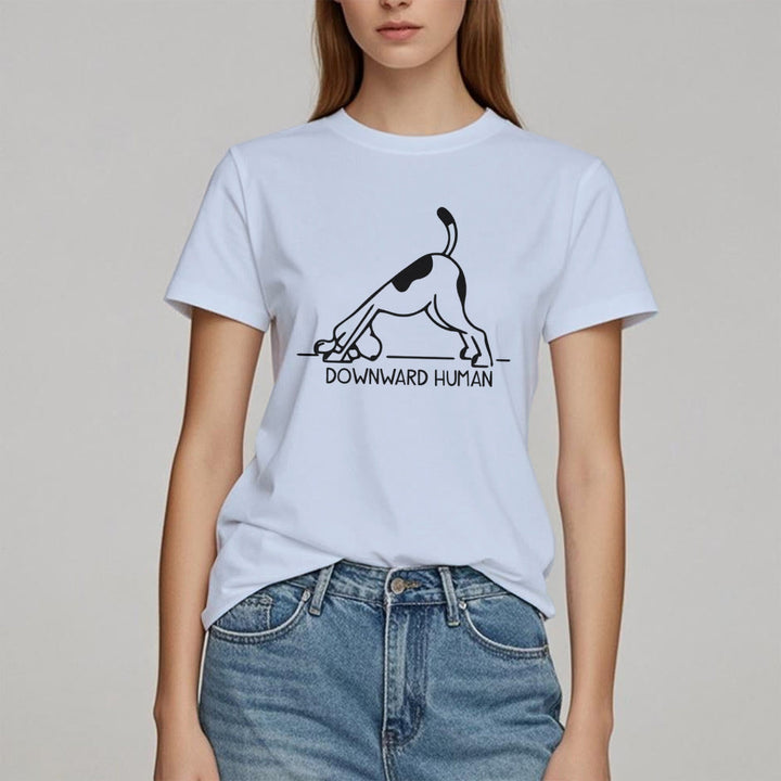 T-shirt imprimé méditation et yoga pour chien Olivenorma
