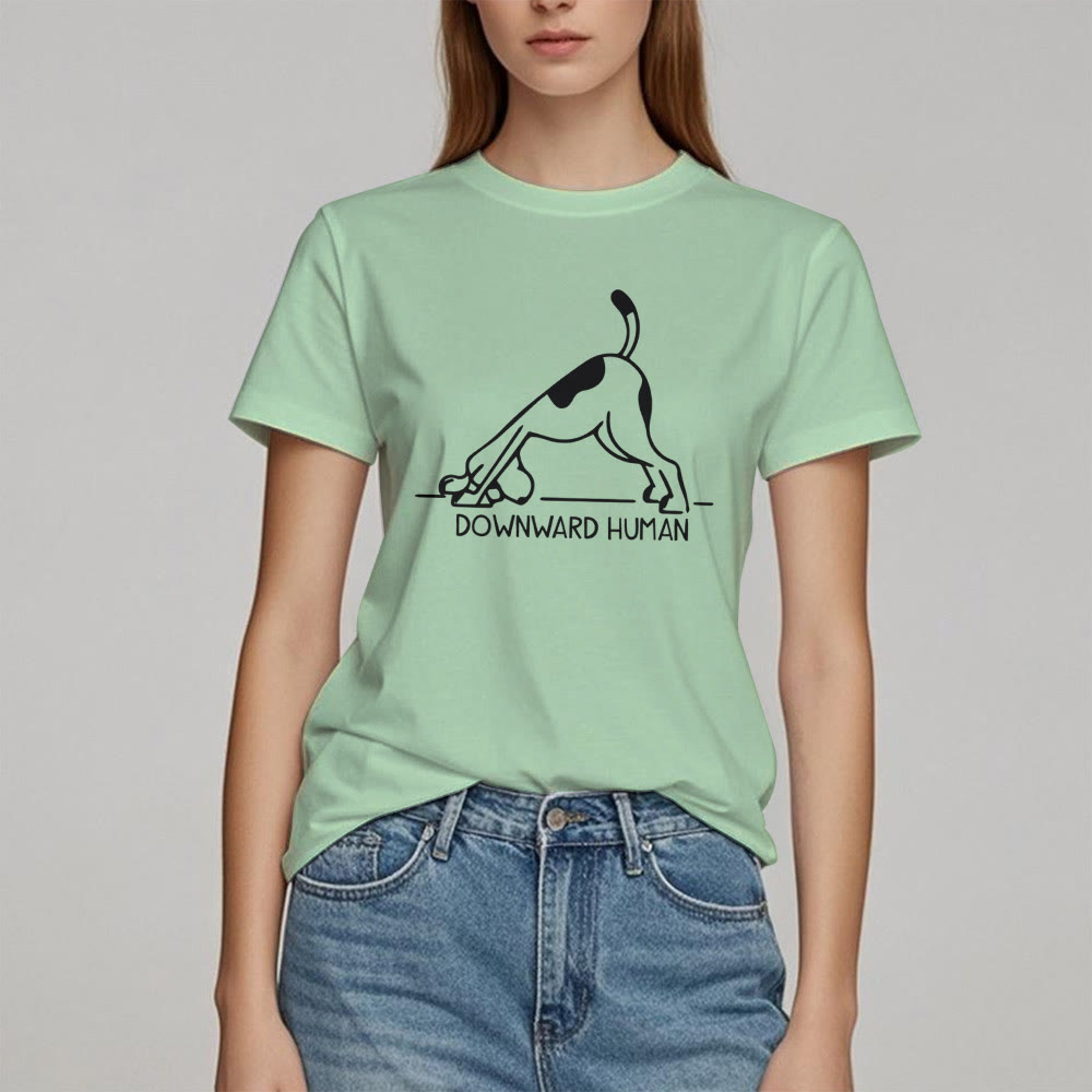 T-shirt imprimé méditation et yoga pour chien Olivenorma