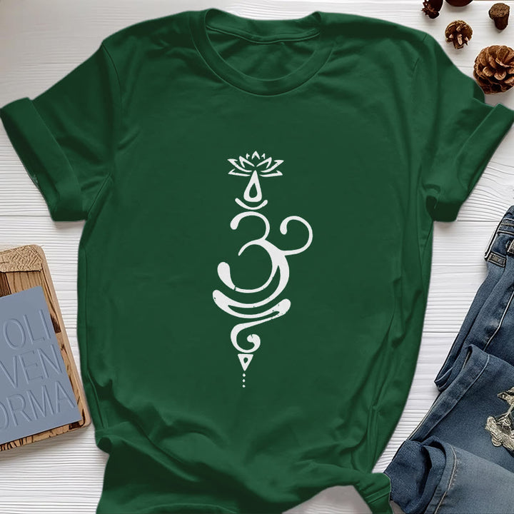 Olivenorma OM Lotus Chakra Symbole T-Shirt