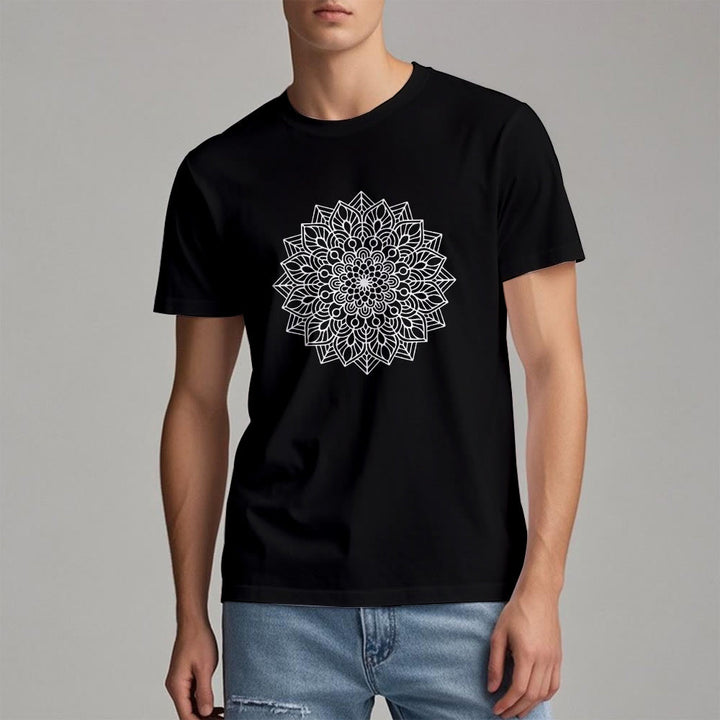 T-shirt Olivenorma Fleur Mandala Lotus