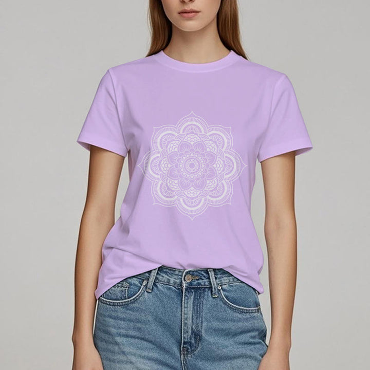 T-shirt Olivenorma Mandala Lotus