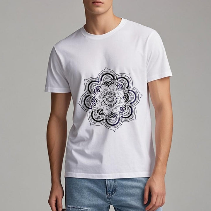 T-shirt Olivenorma Mandala Lotus