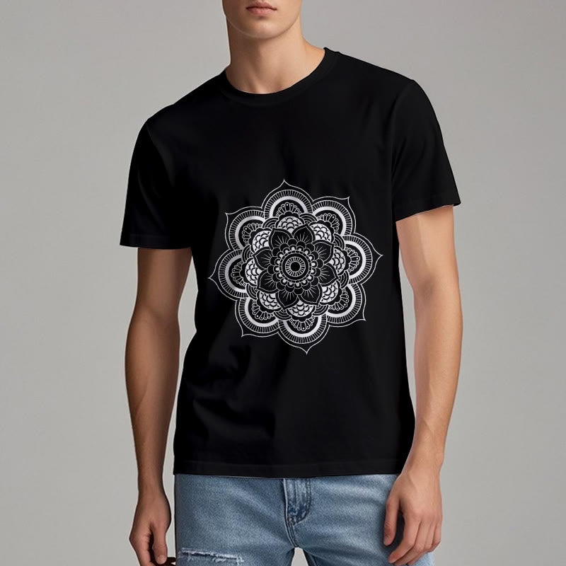 T-shirt Olivenorma Mandala Lotus
