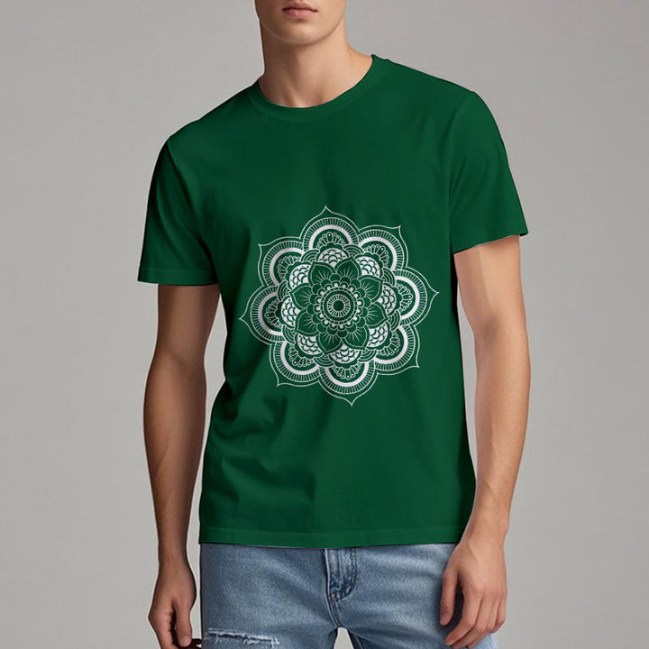 T-shirt Olivenorma Mandala Lotus