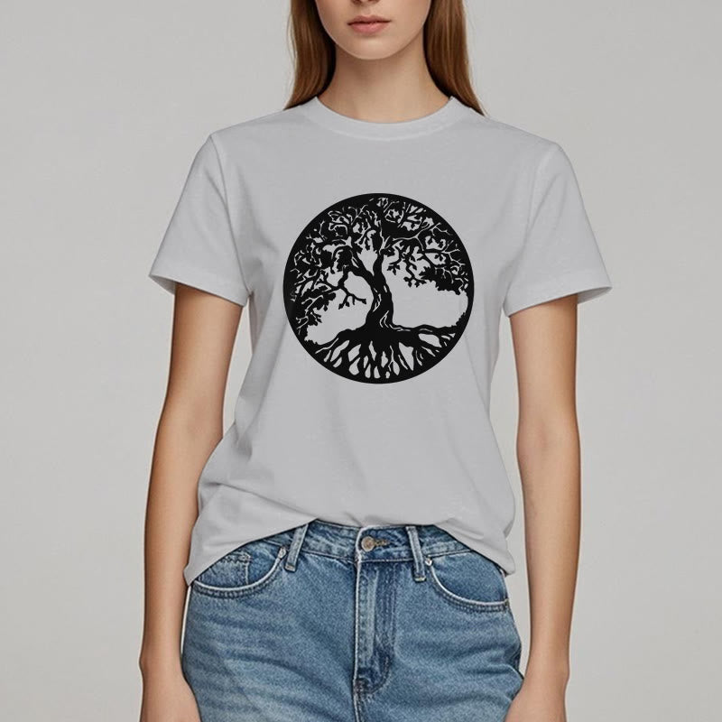 T-shirt Olivenorma Circle Arbre de vie