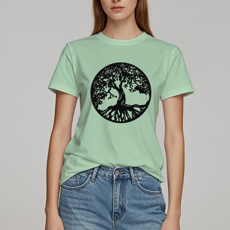 T-shirt Olivenorma Circle Arbre de vie