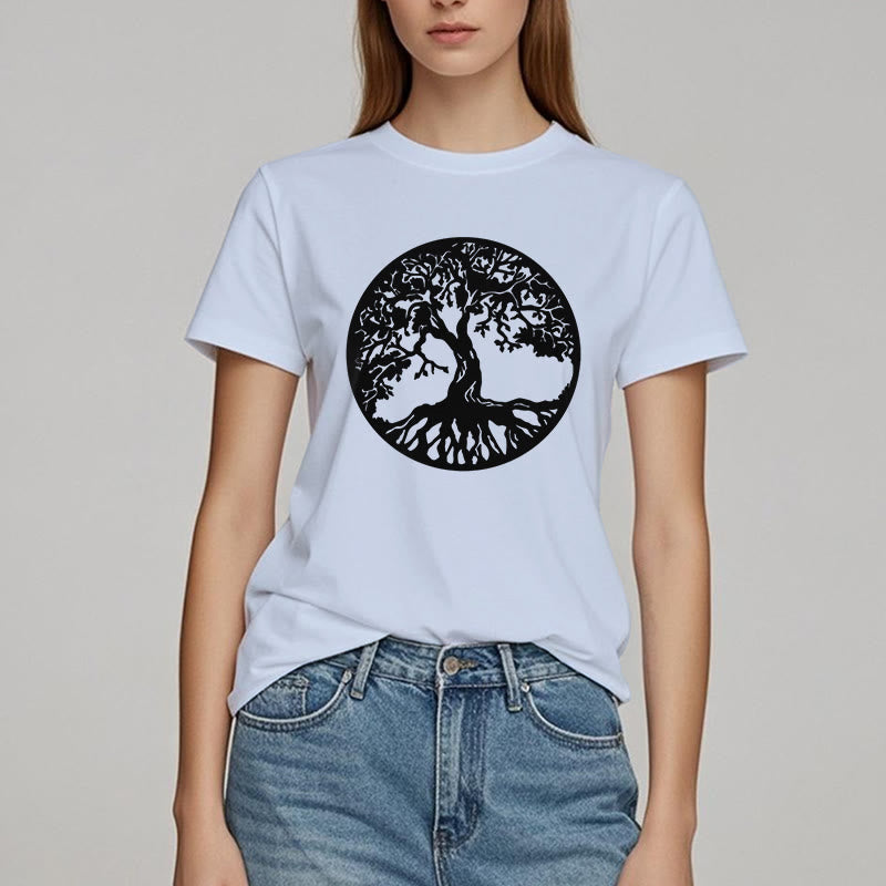 T-shirt Olivenorma Circle Arbre de vie
