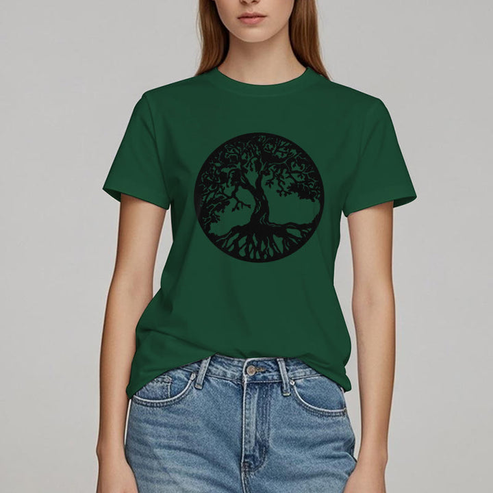 T-shirt Olivenorma Circle Arbre de vie