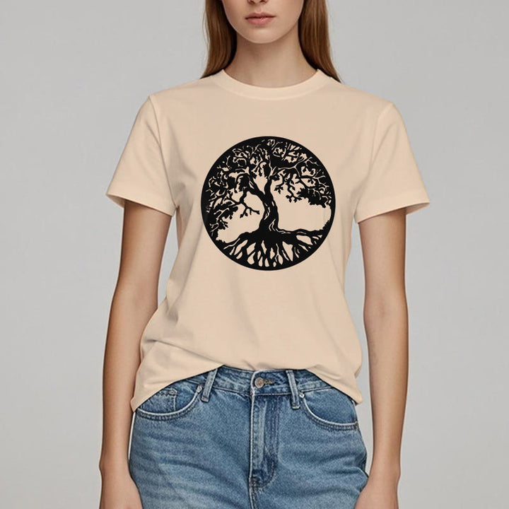T-shirt Olivenorma Circle Arbre de vie