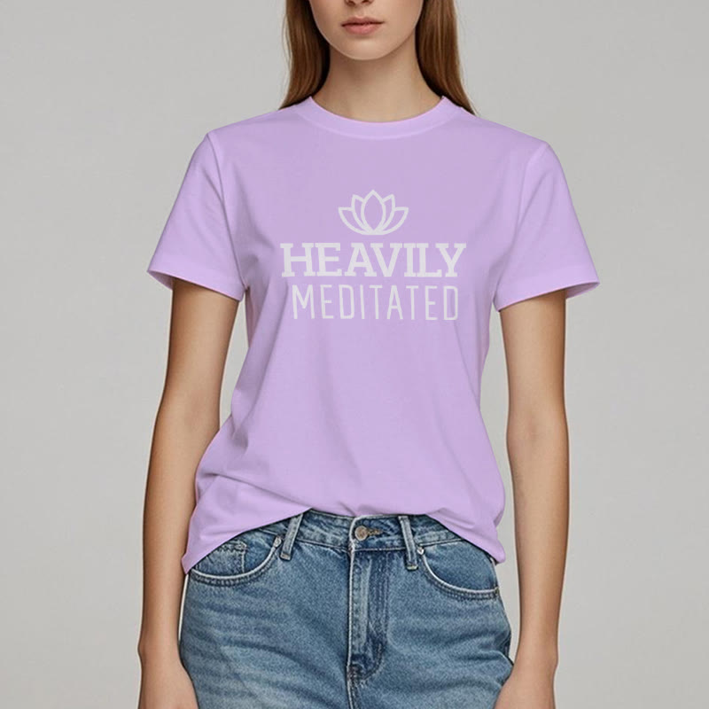 T-shirt Olivenorma Lotus fortement médité