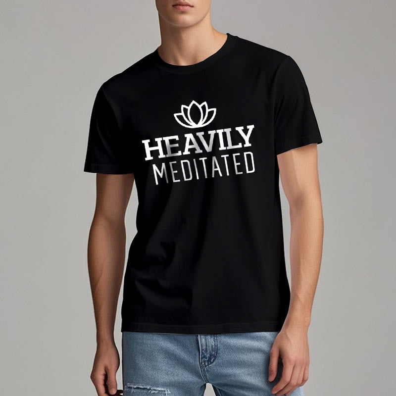 T-shirt Olivenorma Lotus fortement médité