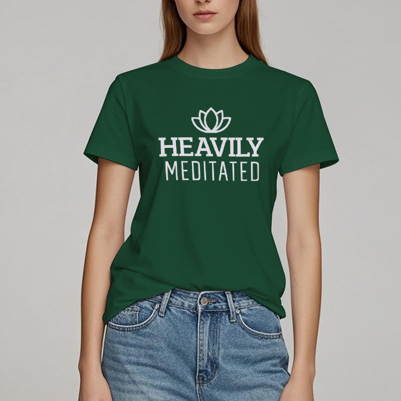 T-shirt Olivenorma Lotus fortement médité