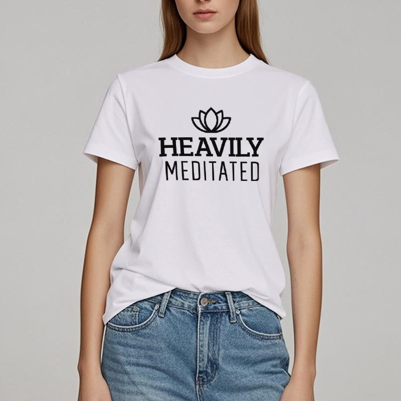 T-shirt Olivenorma Lotus fortement médité