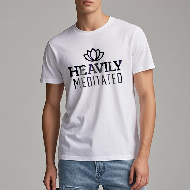 T-shirt Olivenorma Lotus fortement médité