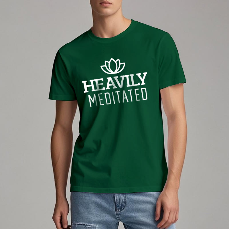 T-shirt Olivenorma Lotus fortement médité