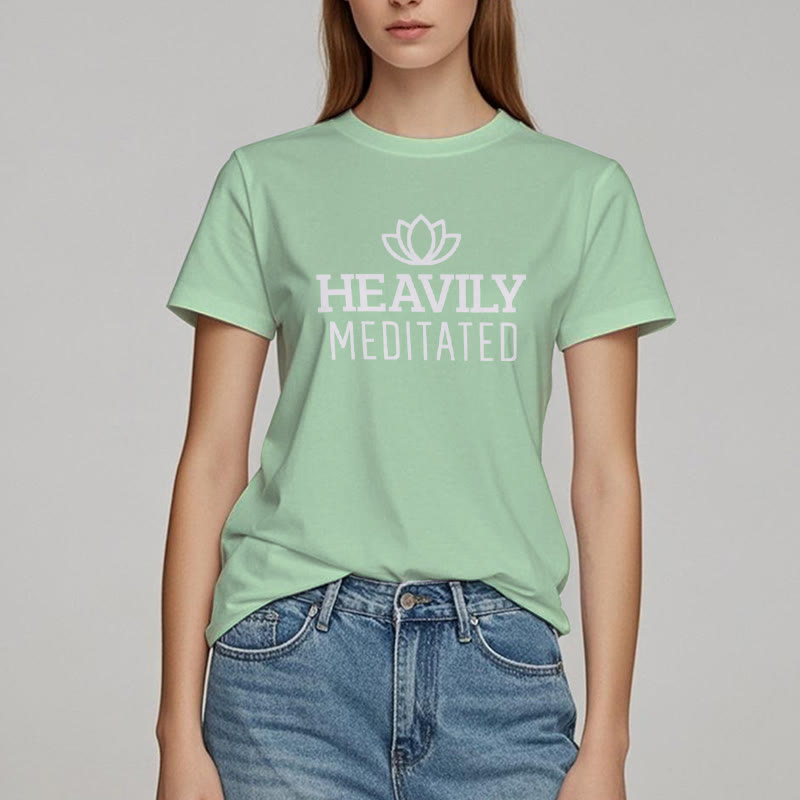 T-shirt Olivenorma Lotus fortement médité