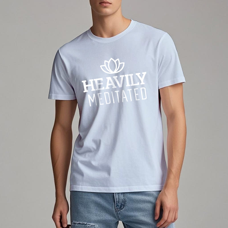 T-shirt Olivenorma Lotus fortement médité