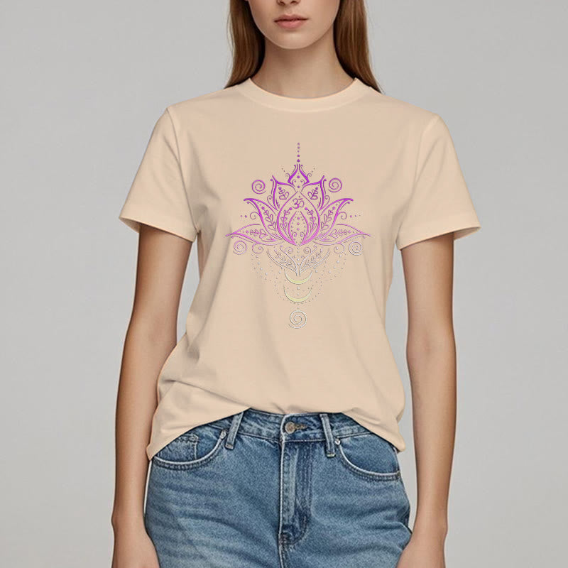 Olivenorma OM T-Shirt Fleur de Lotus
