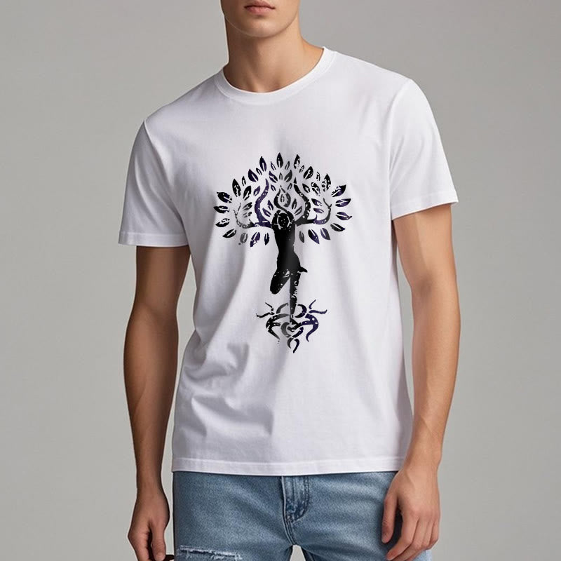 T-shirt Olivenorma Fleur Zen Arbre