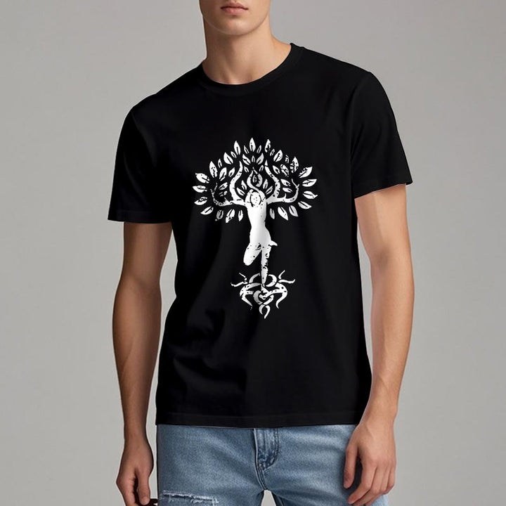 T-shirt Olivenorma Fleur Zen Arbre
