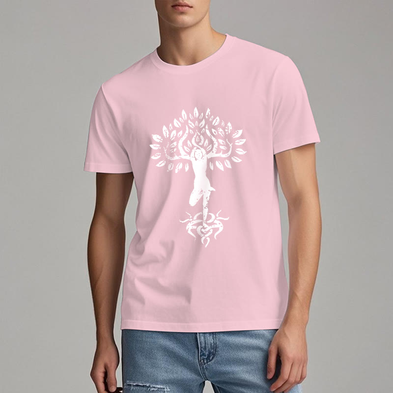 T-shirt Olivenorma Fleur Zen Arbre