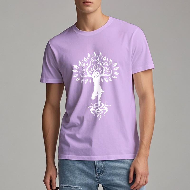 T-shirt Olivenorma Fleur Zen Arbre
