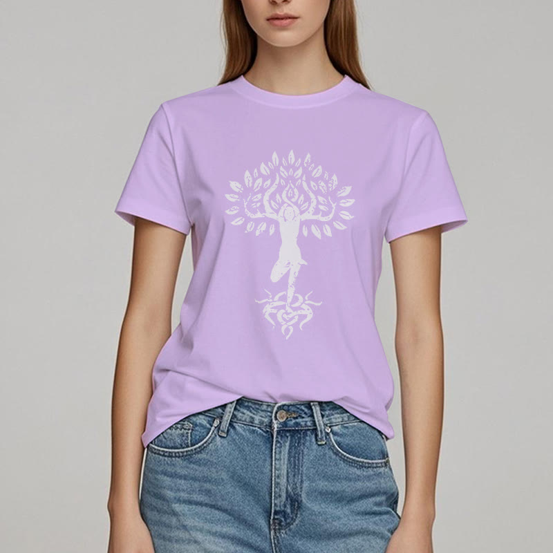 T-shirt Olivenorma Fleur Zen Arbre
