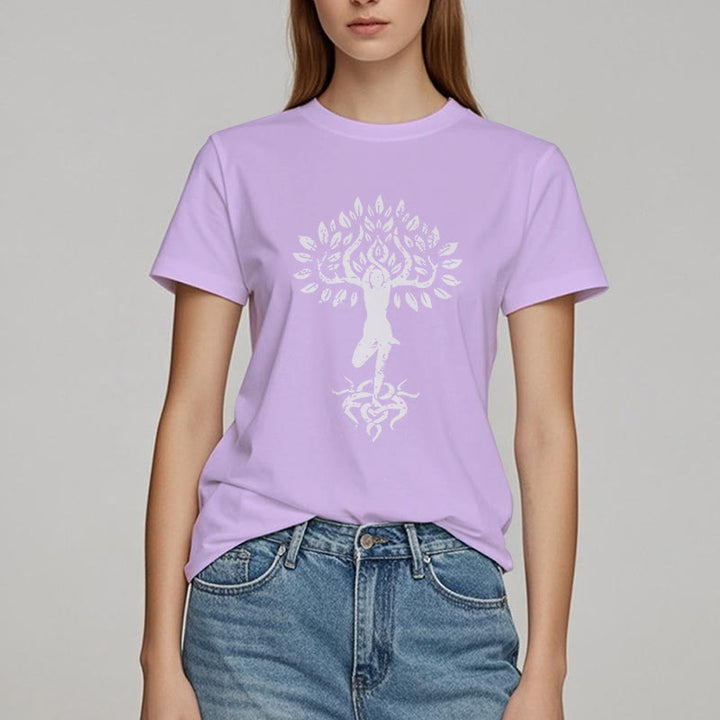 T-shirt Olivenorma Fleur Zen Arbre