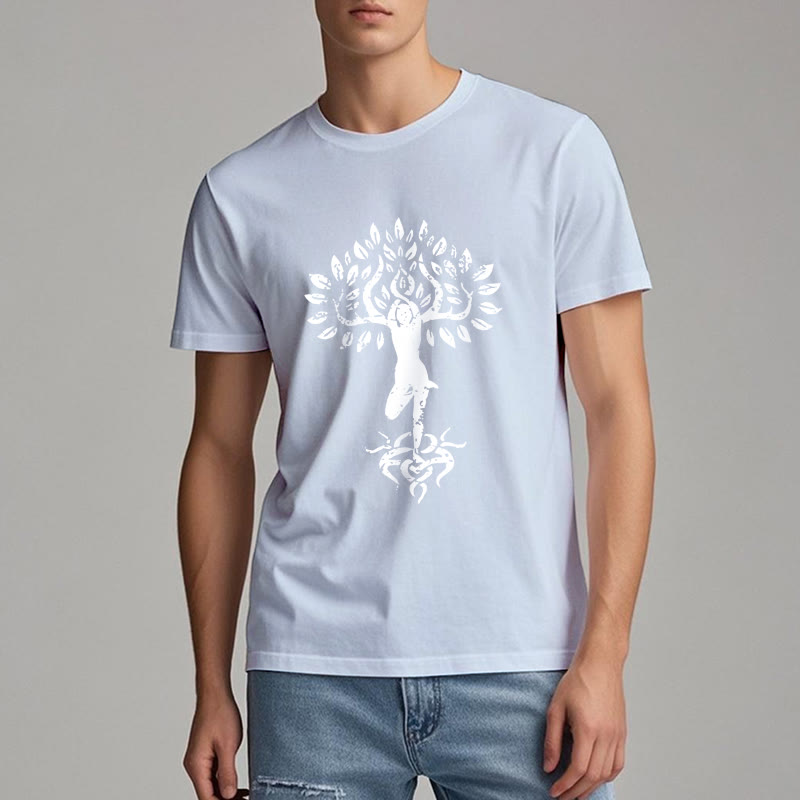 T-shirt Olivenorma Fleur Zen Arbre