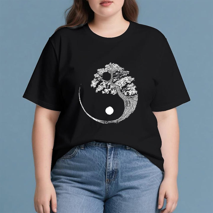 T-shirt Olivenorma Yin Yang Bonsaï