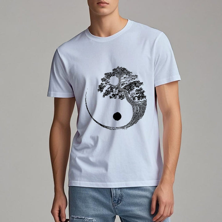 T-shirt Olivenorma Yin Yang Bonsaï