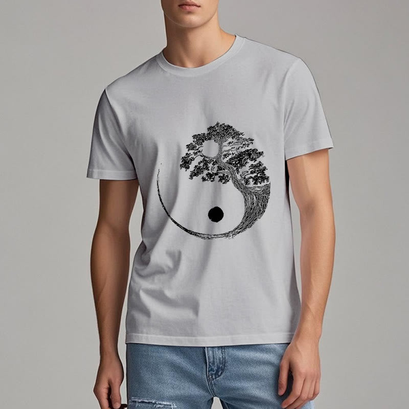 T-shirt Olivenorma Yin Yang Bonsaï
