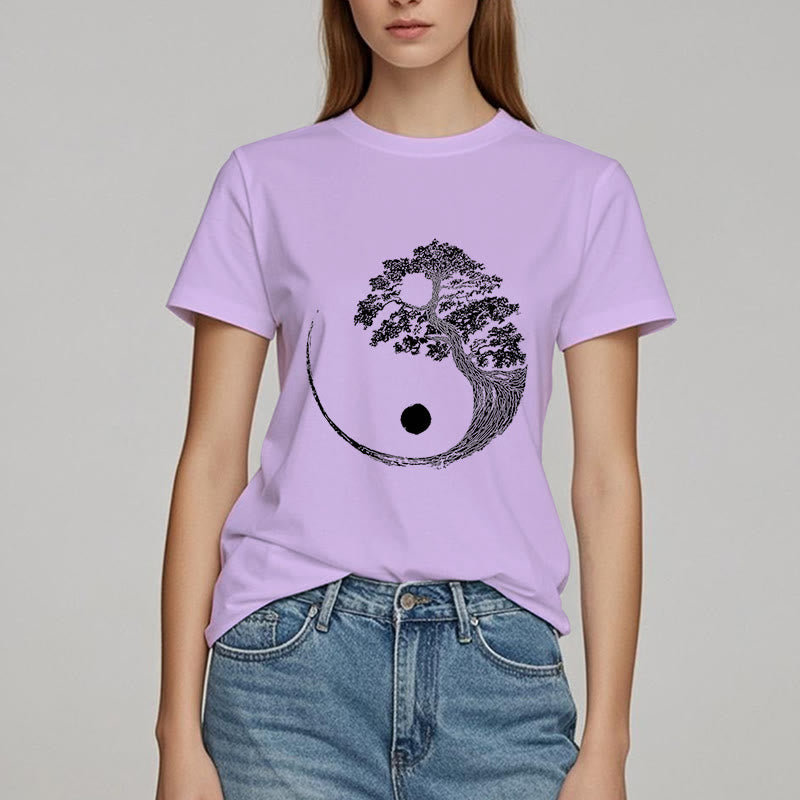 T-shirt Olivenorma Yin Yang Bonsaï