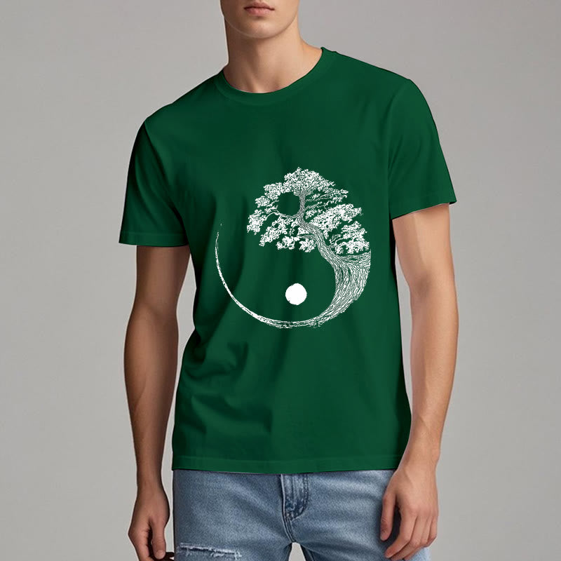 T-shirt Olivenorma Yin Yang Bonsaï