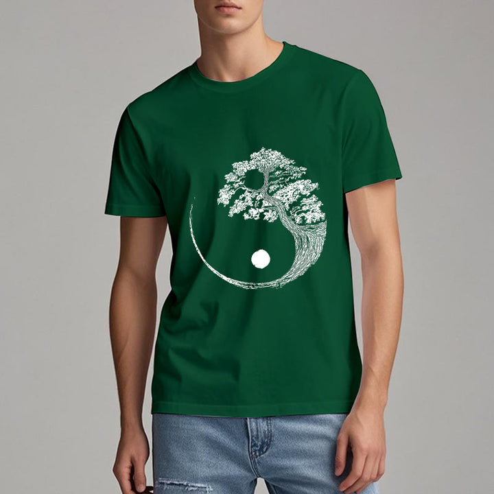T-shirt Olivenorma Yin Yang Bonsaï