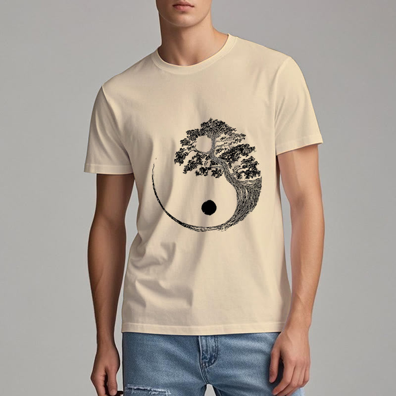 T-shirt Olivenorma Yin Yang Bonsaï