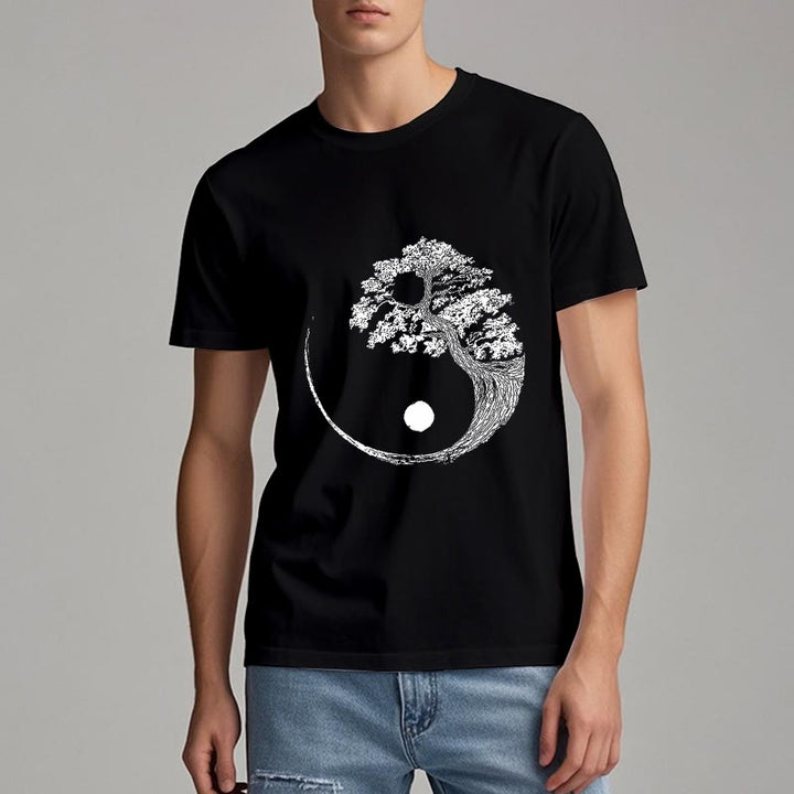 T-shirt Olivenorma Yin Yang Bonsaï