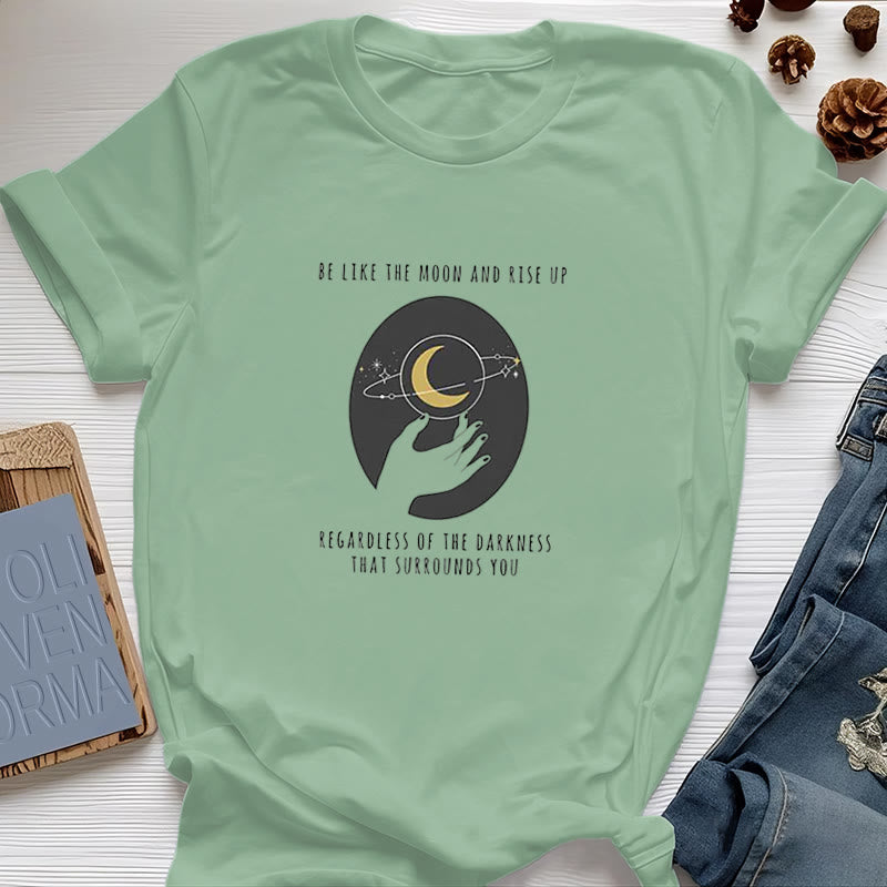T-shirt Olivenorma « Soyez comme la lune »