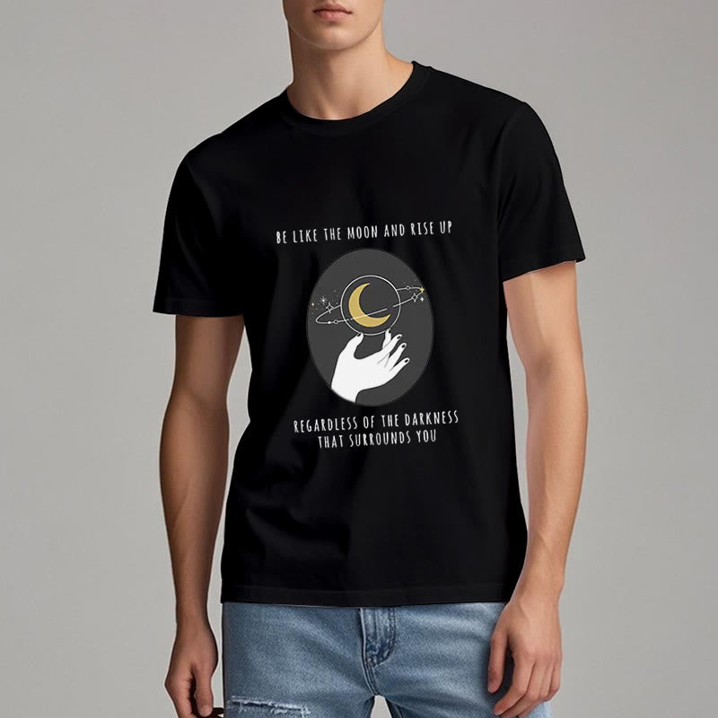 T-shirt Olivenorma « Soyez comme la lune »