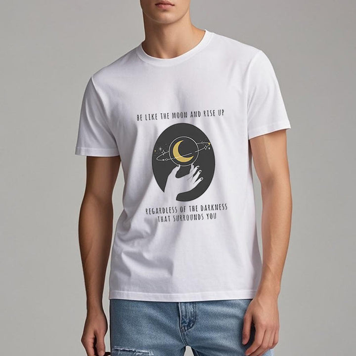 T-shirt Olivenorma « Soyez comme la lune »