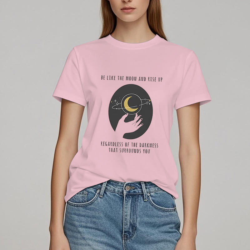 T-shirt Olivenorma « Soyez comme la lune »
