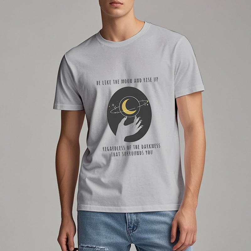 T-shirt Olivenorma « Soyez comme la lune »