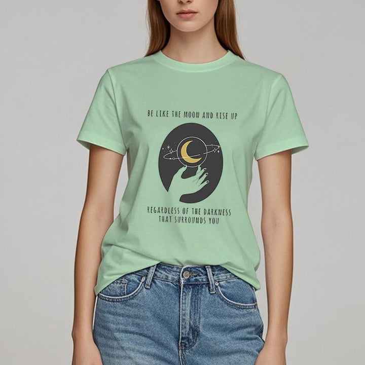 T-shirt Olivenorma « Soyez comme la lune »
