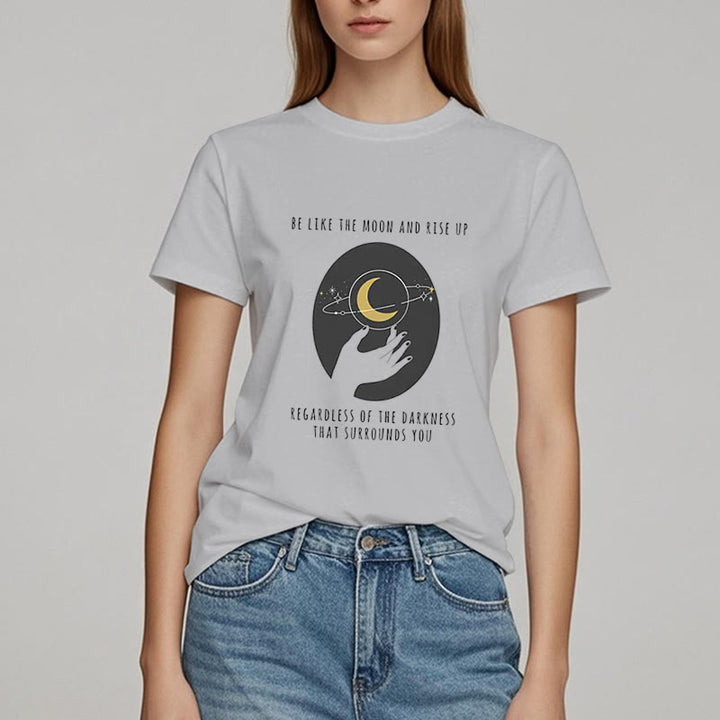 T-shirt Olivenorma « Soyez comme la lune »