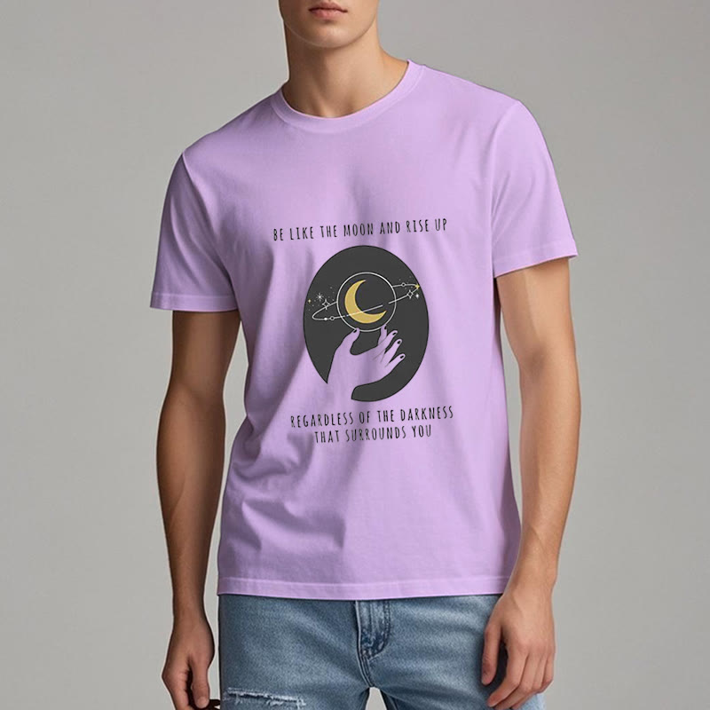 T-shirt Olivenorma « Soyez comme la lune »